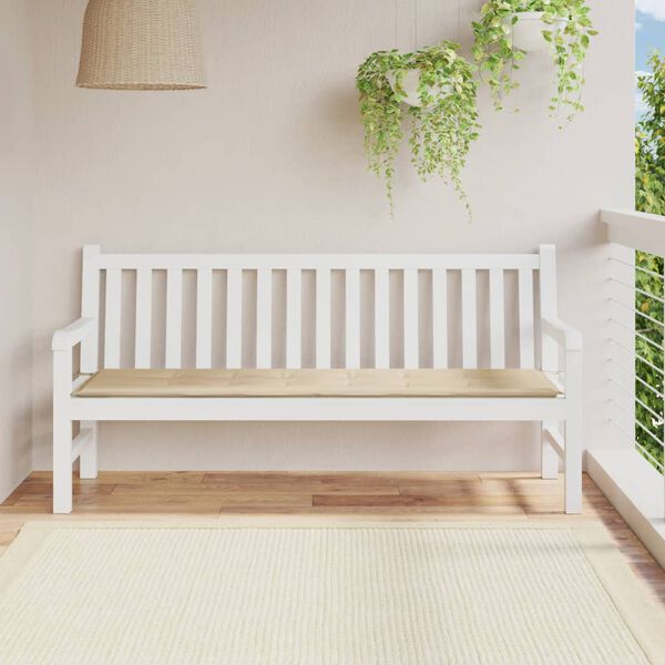 vidaXL Garden Bench Cushion Beige Oxford fabric (100% polyester)