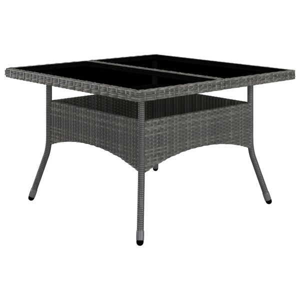 vidaXL Dining Set Grey, Brown