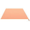 vidaXL Replacement Awning Fabric Yellow and Orange