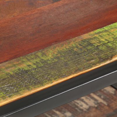 vidaXL Coffee Table 23.6"x23.6"x13.8" Solid Reclaimed Wood