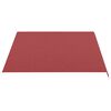 vidaXL Replacement Awning Fabric Burgundy Red Polyester with PU coating