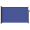 vidaXL Retractable Side Awning Blue Polyester 47.2x196.9 in Retractable