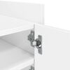 vidaXL TV Cabinet White Engineered wood Medium TV Cabinet Rectangular