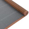 vidaXL Rug Brown Bamboo, Polypropylene 31.5 x 118.1 in Rug Rectangular