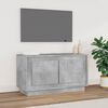 vidaXL TV Cabinet Concrete Grey Engineered Wood Small TV Cabinet