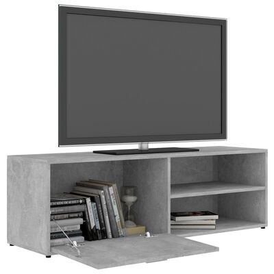vidaXL TV Cabinet Concrete Gray 47.2"x13.4"x14.6" Engineered Wood