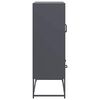 vidaXL Highboard Anthracite Cold-rolled steel Highboard Rectangular