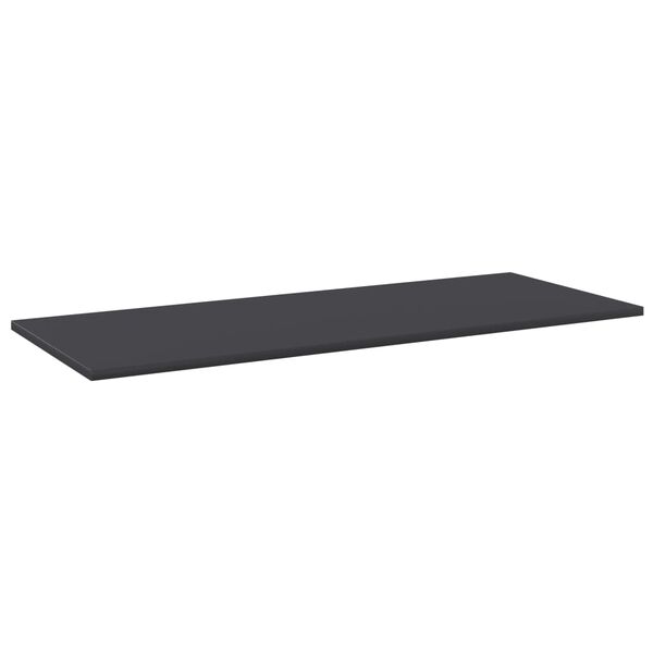 vidaXL Shelf Set of 4 Grey Engineered wood 39.4 x 15.7 in Simple
