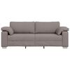 vidaXL Sofa Taupe 86.22 x 30.31 x 32.28 in Fabric