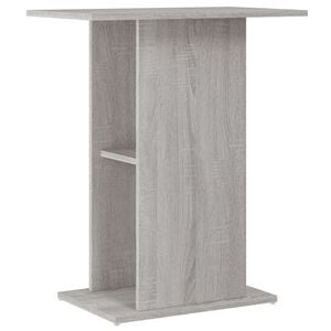 vidaXL Aquarium Stand Grey sonoma Engineered wood