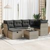 vidaXL Garden Sofa Set Light Grey, Dark Grey