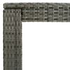 vidaXL Garden Bar Set Grey with anthracite cushions