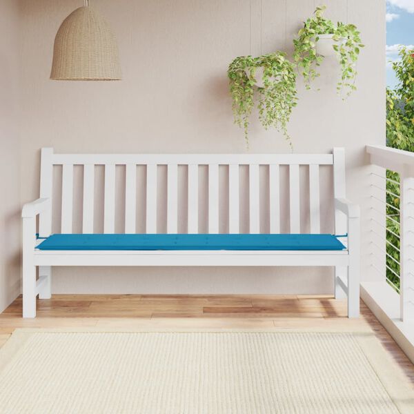 vidaXL Garden Bench Cushion Blue Oxford fabric (100% polyester)