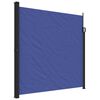 vidaXL Retractable Side Awning Blue Steel 78.7 x 196.9 in Retractable