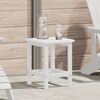 vidaXL Adirondack Side Table White 38 x 38 x 46 cm HDPE