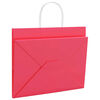 vidaXL Paper Bags 50 pcs with Handles Pink 12.6x8.7x9.4"