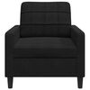 vidaXL Sofa Chair Black 23.6 " Velvet