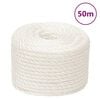 vidaXL Work Rope White 0.79 " 164.0 ' Polypropylene