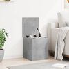 vidaXL Storage Box Concrete Grey Engineered Wood Medium Rectangular