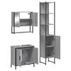 vidaXL Bathroom Furniture Set Grey Sonoma