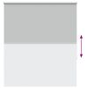 vidaXL Roller Blind Light Grey 100% polyester 55.1x59.1 in
