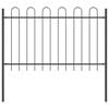 vidaXL Garden Fence Grey 5.58 x 3.94 ft Powder-coated Steel