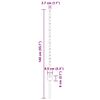 vidaXL Fence Post 5 pcs Grey 39.37 in Steel
