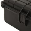 vidaXL Portable Flight Case Black 21.7"x16.9"x8.3" PP