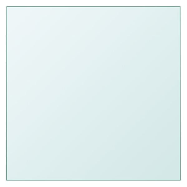 vidaXL Table Top Transparent Toughened Glass 15.7 in x 15.7 in Durable
