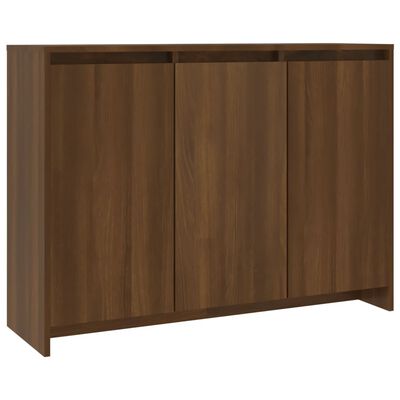 vidaXL Sideboard Brown Oak 40.2"x13"x29.5" Engineered Wood