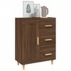 vidaXL Sideboard Brown Oak 27.4"x13.4"x35.4" Engineered Wood