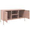 vidaXL TV Cabinet Pink Steel Medium TV Cabinet Rectangular
