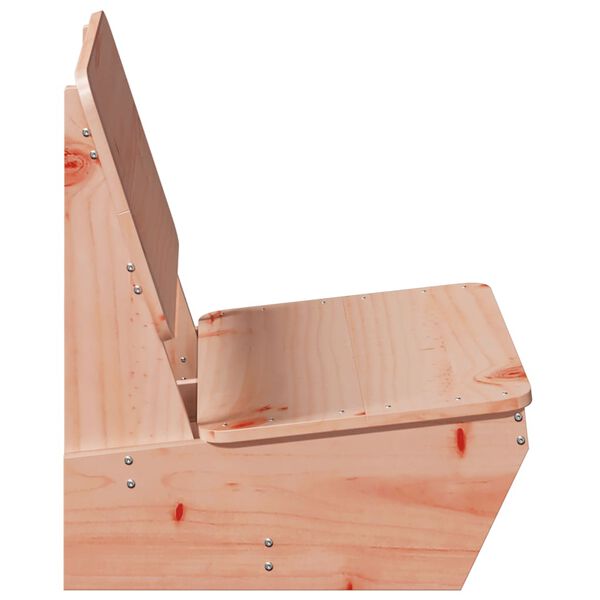 vidaXL Garden Chair Reddish-Brown Solid Douglas Fir Wood Medium Durable