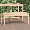 vidaXL Garden Bench Natural wood Solid pine wood Standard Durable