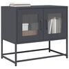 vidaXL TV Cabinet Anthracite Cold-rolled steel Small TV Cabinet