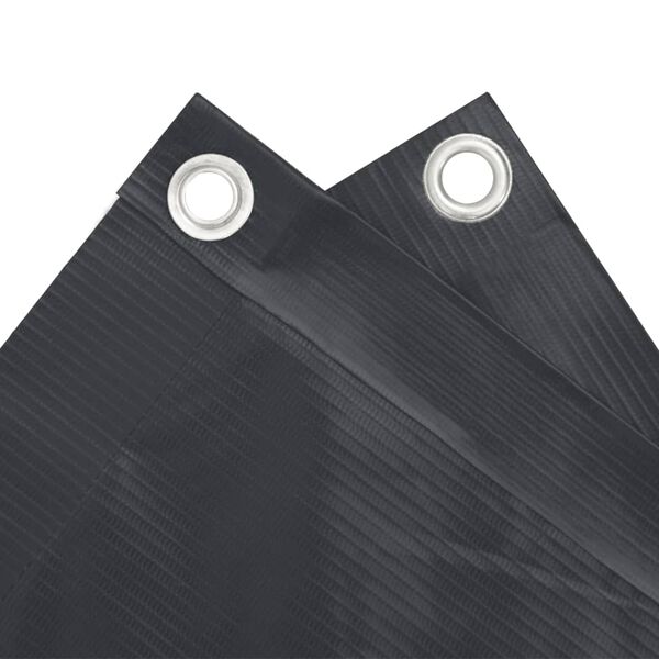 vidaXL Balcony Screen Anthracite 47.2x196.9" Oxford Fabric