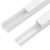 vidaXL Cable Trunking 0.8"x0.4" 32.8' PVC