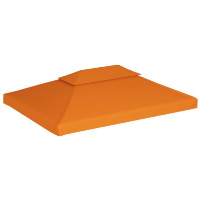 vidaXL Gazebo Cover Canopy Replacement 1 oz/ft² Orange 9.8'x13.1'