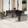 vidaXL Garden Sofa Set Grey