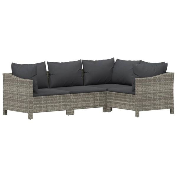vidaXL Garden Lounge Set Grey