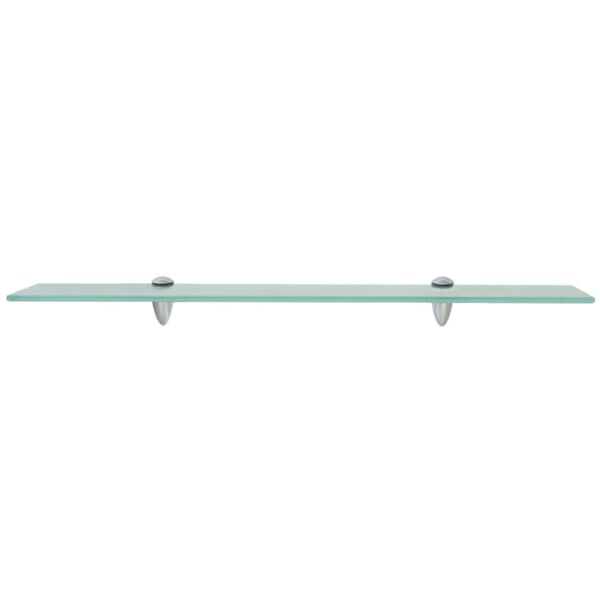 vidaXL Floating Shelf Clear Tempered safety glass Medium Floating Shelf