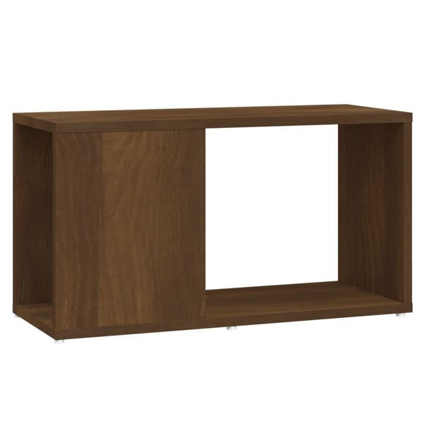 vidaXL TV Cabinet Brown Oak Engineered Wood Medium TV Cabinet