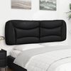 vidaXL Headboard Cushion Black