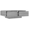 vidaXL Coffee Table Grey Sonoma Engineered Wood 35.4 x 23.6 in Storage