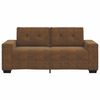 vidaXL Loveseat Sofa with Cushion Brown Faux leather