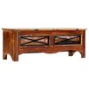 vidaXL TV Cabinet Multicolor Solid Reclaimed Wood 47.2x11.8x15.7 in