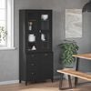 vidaXL Highboard Black