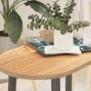 vidaXL Table Top Natural Oak Solid Oak Wood Medium Durable Table Top