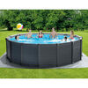 INTEX Swimming Pool Graphite grey High-density plastic Large Durable