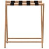vidaXL Luggage Rack 27" x 15" x 22.8" Bamboo